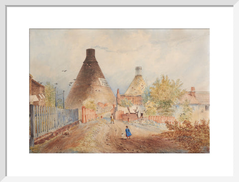 The Tile Kilns in Maiden Lane (Art print, Medium, White)