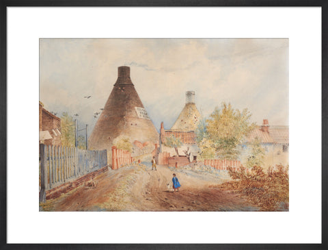 The Tile Kilns in Maiden Lane (Art print, Large, Black)