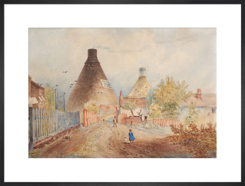 The Tile Kilns in Maiden Lane (Art print, Extra large, Black)