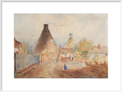 The Tile Kilns in Maiden Lane (Art print, Extra large, White)