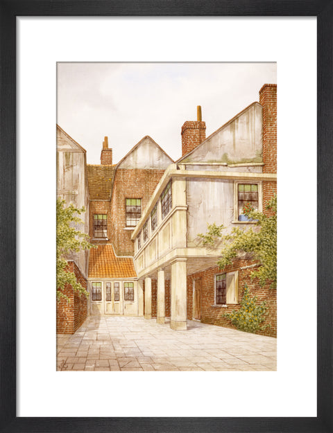 Watt's Charity, around 1890 (Art print, Small, Black)
