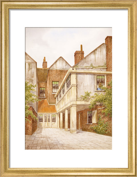 Watt's Charity, around 1890 (Art print, Small, Gold)