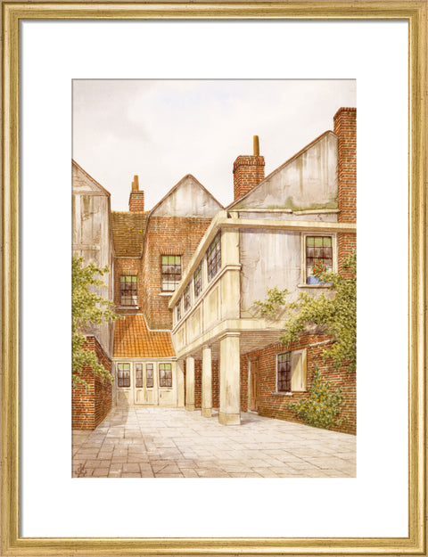 Watt's Charity, around 1890 (Art print, Medium, Gold)