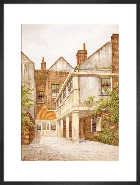 Watt's Charity, around 1890 (Art print, Large, Black)