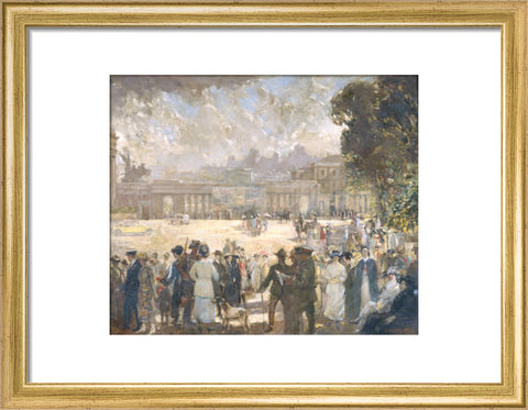Hyde Park Corner 1918 (Art print, Small, Gold)