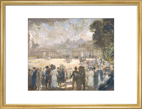 Hyde Park Corner 1918 (Art print, Medium, Gold)