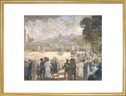 Hyde Park Corner 1918 (Art print, Large, Gold)