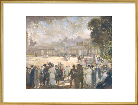 Hyde Park Corner 1918 (Art print, Extra large, Gold)