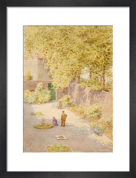 20 Queen Square, Bloomsbury, 1871-1910 (Art print, Small, Black)