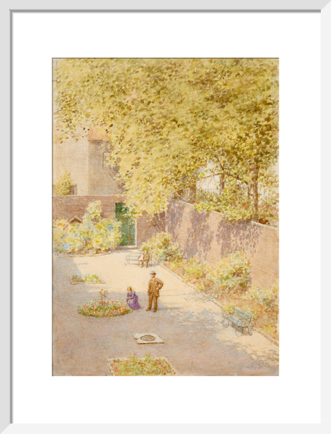 20 Queen Square, Bloomsbury, 1871-1910 (Art print, Medium, White)