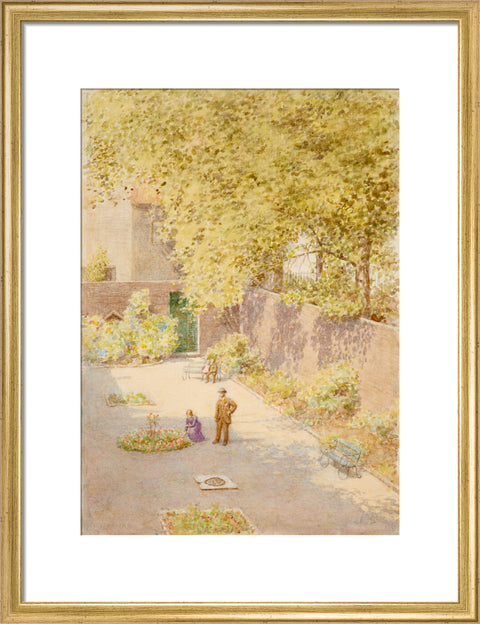 20 Queen Square, Bloomsbury, 1871-1910 (Art print, Medium, Gold)
