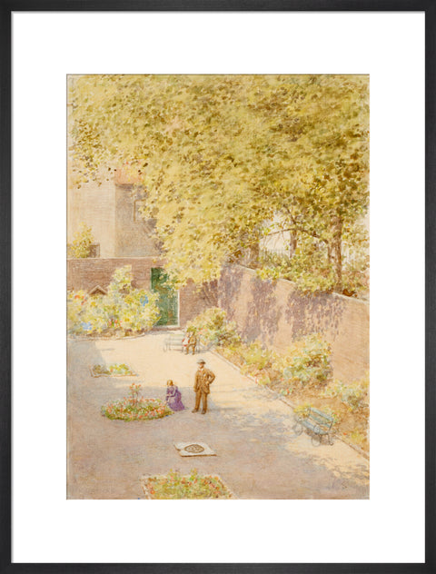 20 Queen Square, Bloomsbury, 1871-1910 (Art print, Large, Black)