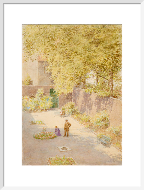 20 Queen Square, Bloomsbury, 1871-1910 (Art print, Large, White)