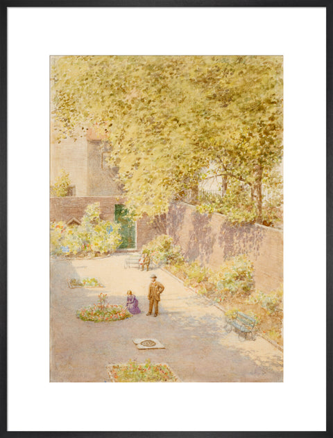20 Queen Square, Bloomsbury, 1871-1910 (Art print, Extra large, Black)