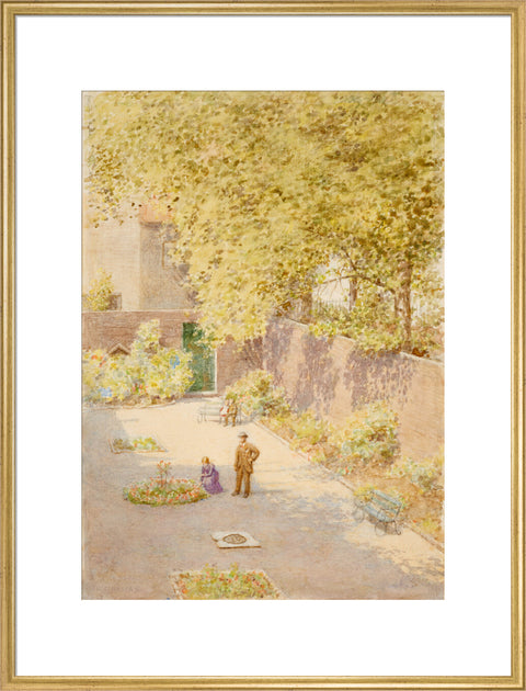 20 Queen Square, Bloomsbury, 1871-1910 (Art print, Extra large, Gold)