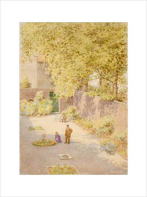 20 Queen Square, Bloomsbury, 1871-1910 (Art print, Small, unframed)