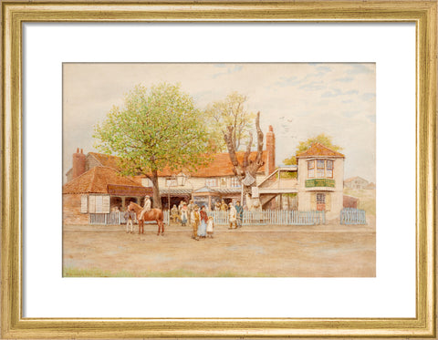 Brockley Jack Inn, May 1897 (Art print, Small, Gold)
