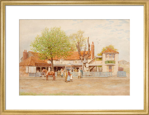 Brockley Jack Inn, May 1897 (Art print, Medium, Gold)