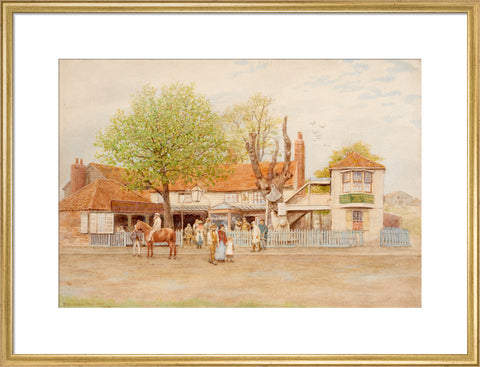 Brockley Jack Inn, May 1897 (Art print, Large, Gold)