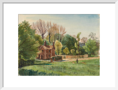 Unidentified Lodge, between 1921-1930 (Art print, Medium, White)