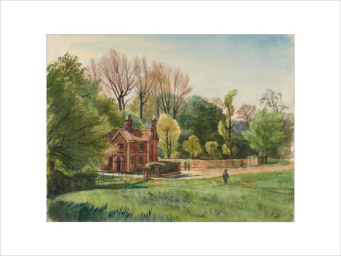 Unidentified Lodge, between 1921-1930 (Art print, Medium, unframed)