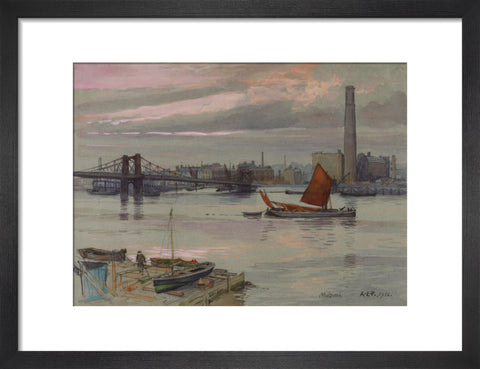 Millbank, 1912 (Art print, Small, Black)