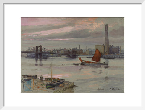 Millbank, 1912 (Art print, Medium, White)