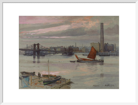Millbank, 1912 (Art print, Large, White)