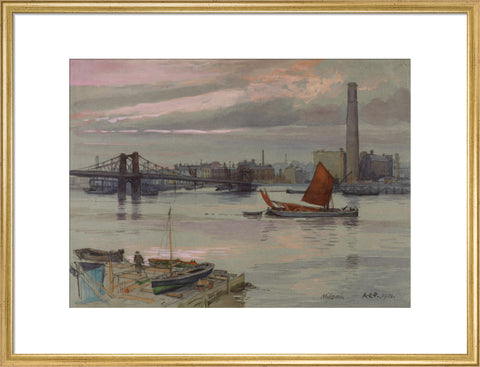 Millbank, 1912 (Art print, Large, Gold)
