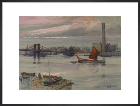 Millbank, 1912 (Art print, Extra large, Black)
