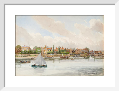 Hammersmith, 1913 (Art print, Small, White)