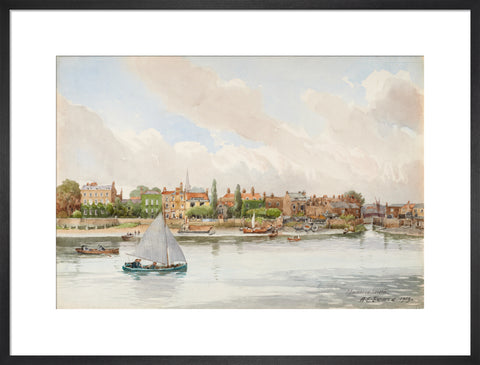 Hammersmith, 1913 (Art print, Large, Black)