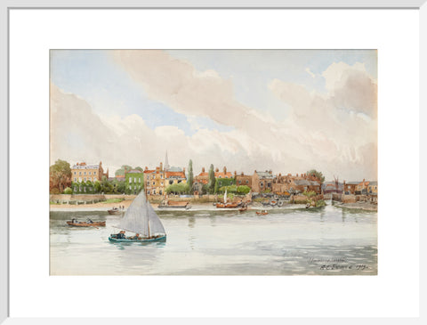 Hammersmith, 1913 (Art print, Large, White)