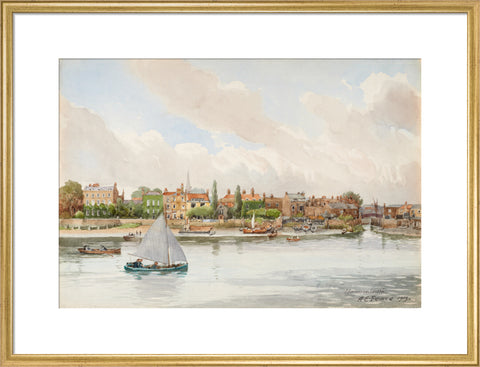 Hammersmith, 1913 (Art print, Large, Gold)