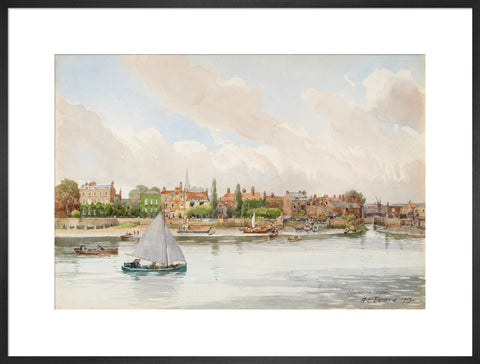 Hammersmith, 1913 (Art print, Extra large, Black)