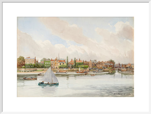 Hammersmith, 1913 (Art print, Extra large, White)