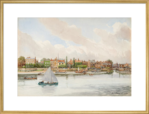 Hammersmith, 1913 (Art print, Extra large, Gold)