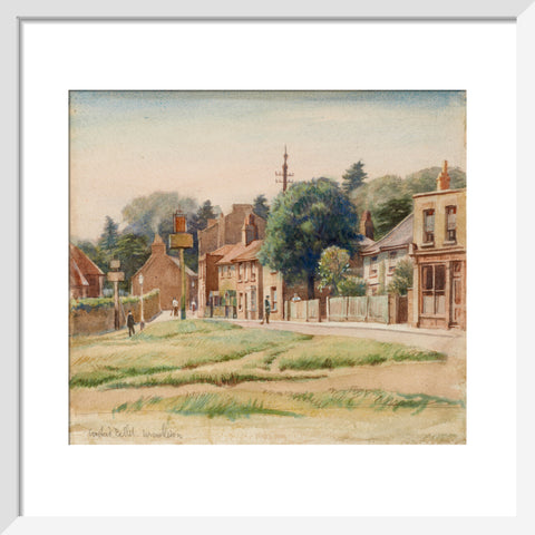 Crooked Billet, Wimbledon, 1940 (Art print, Small, White)