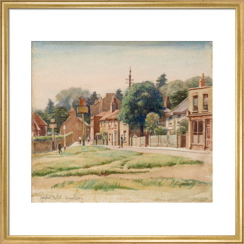 Crooked Billet, Wimbledon, 1940 (Art print, Medium, Gold)