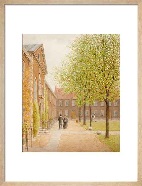 The Geffrye Almshouses, 1908 (Art print, Medium, Natural)