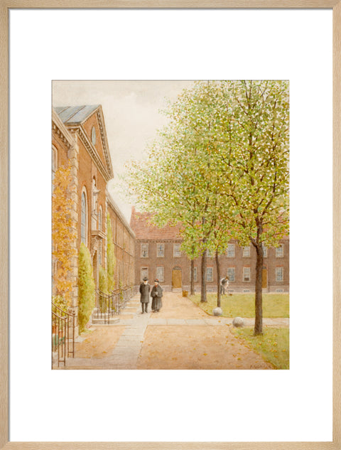 The Geffrye Almshouses, 1908 (Art print, Large, Natural)