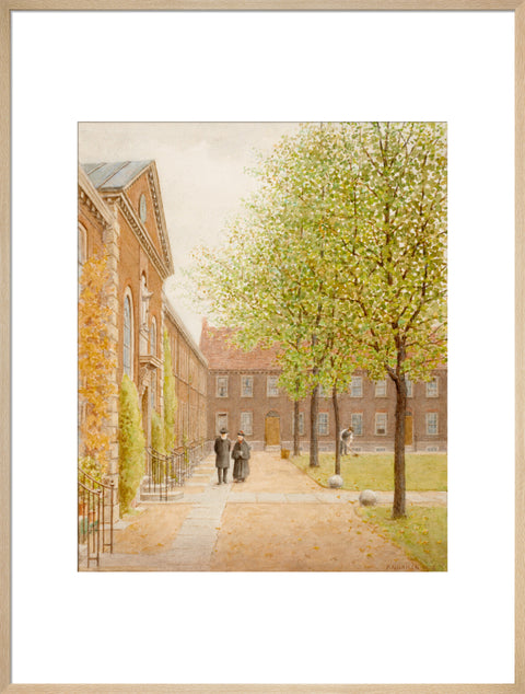The Geffrye Almshouses, 1908 (Art print, Extra large, Natural)