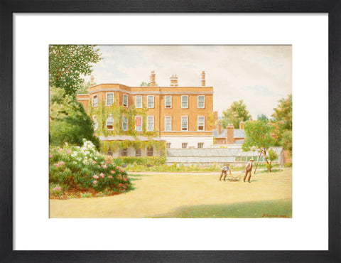 York House from garden, 1899 (Art print, Small, Black)