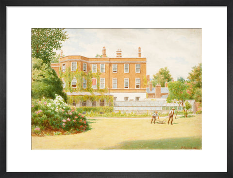 York House from garden, 1899 (Art print, Medium, Black)