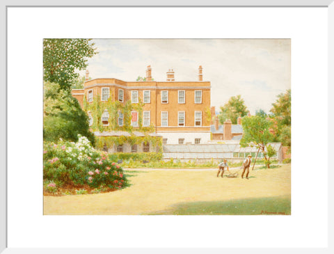 York House from garden, 1899 (Art print, Large, White)