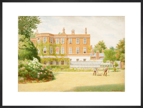 York House from garden, 1899 (Art print, Extra large, Black)
