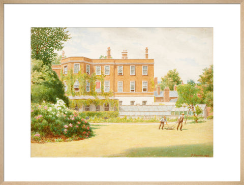 York House from garden, 1899 (Art print, Extra large, Natural)