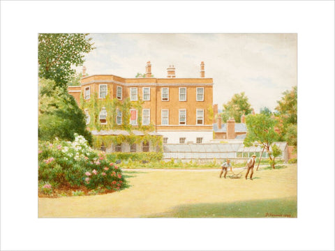 York House from garden, 1899 (Art print, Small, unframed)