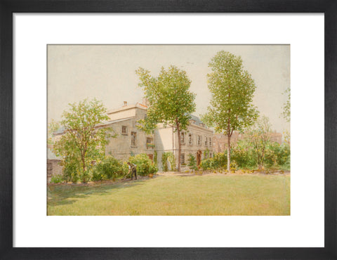 Sandford House, Fulham, 1901 (Art print, Small, Black)
