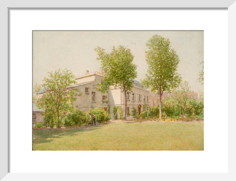 Sandford House, Fulham, 1901 (Art print, Small, White)